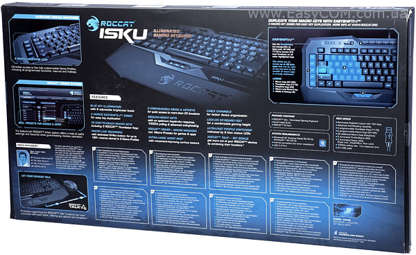 ROCCAT Isku Illuminated Gaming Keyboard