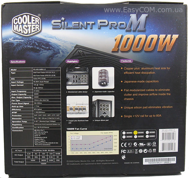 Cooler Master Silent Pro M1000