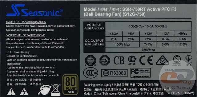 Seasonic SSR-750RT