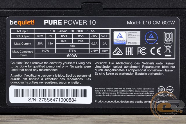 be quiet! Pure Power 10 600W CM