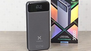 Обзор Vinga 30000 mAh 100W Display VA Grey (Li-Ion) (VPBB30100): универсальная батарея для ноутбука и не только