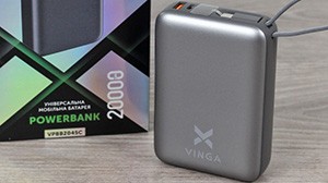 Обзор Vinga 20000 mAh 45W Display Cable (VPBB2045C): доступный павербанк мощностью до 45 Вт