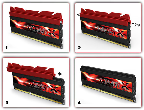 DDR3-2400 G.Skill TridentX F3-2400C10D-16GTX 