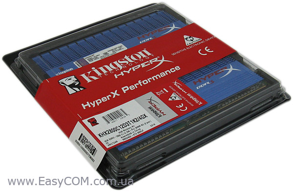 DDR3-2800 Kingston HyperX KHX2800C12D3T1K2/4GX