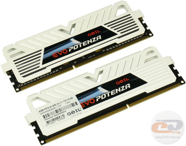 DDR3-2666 GeIL Frost White EVO POTENZA GPW38GB2666C11DC