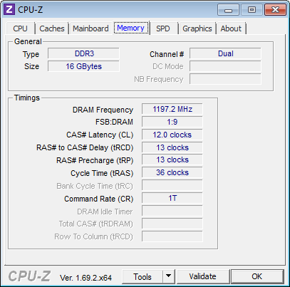 DDR3-1866 Kingston HyperX FURY HX318C10FBK2/16