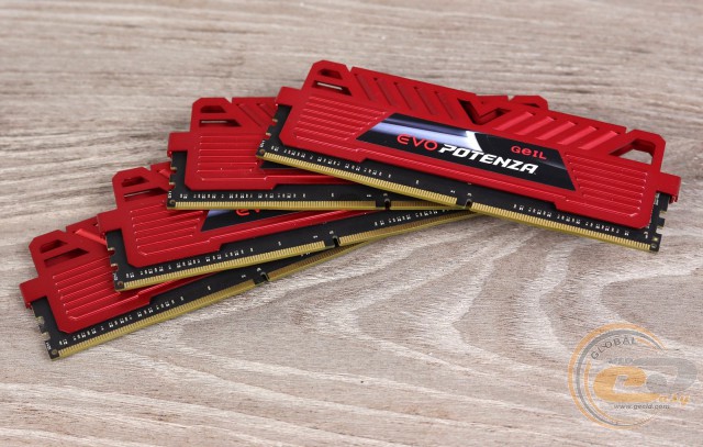 GeIL DDR4 EVO POTENZA QUAD CHANNEL GPR416GB3000C16QC