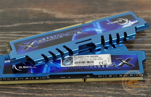 DDR3-2400 G.SKILL RipjawsX F3-2400C11D-16GXM