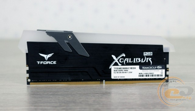 DDR4-3600 TEAMGROUP T-FORCE XCALIBUR RGB