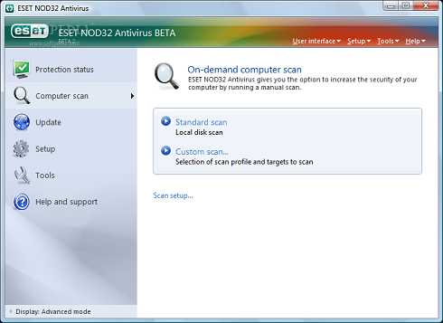 NOD32 Antivirus System v.3.0.672.0