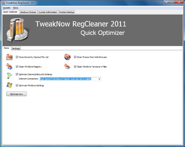 TweakNow RegCleaner 2011 6.0.1