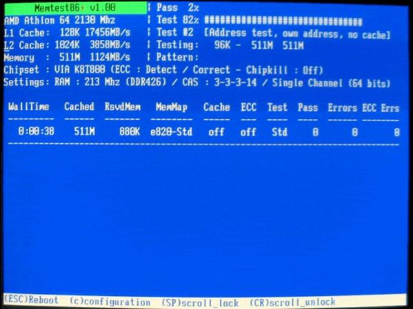 Memtest86+ 4.20