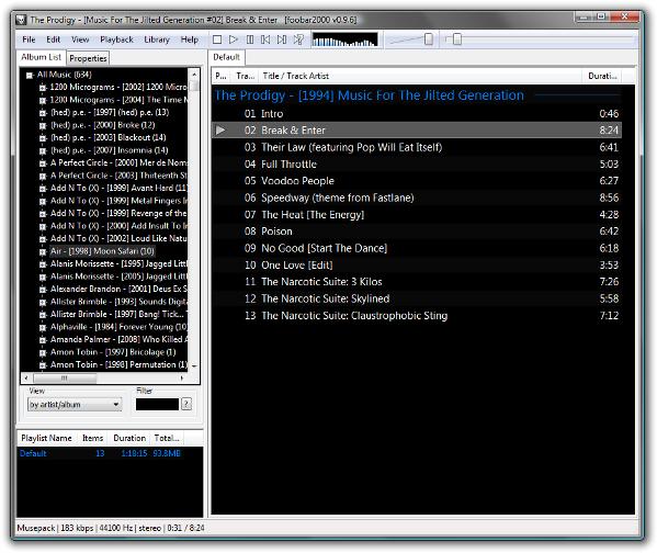 foobar2000 1.1.5