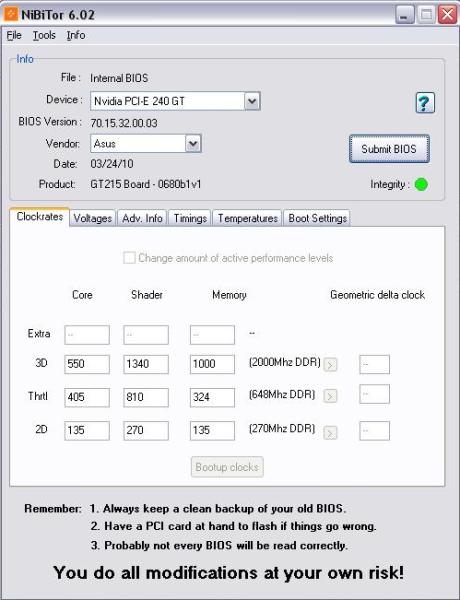 NVIDIA BIOS Editor (NiBiTor) 6.0.2