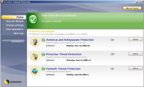 Symantec Endpoint Protection 11.0.6300.803