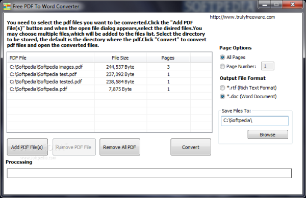 Free PDF to Word Converter
