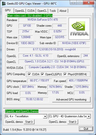 GPU Caps Viewer