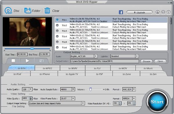 WinX DVD Ripper 