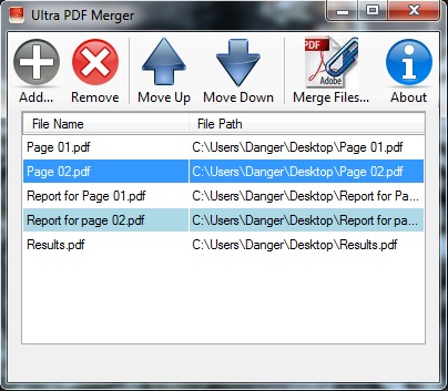 Ultra PDF Merger 
