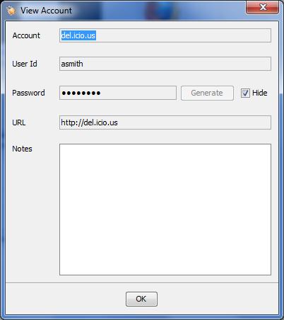 Universal Password Manager 