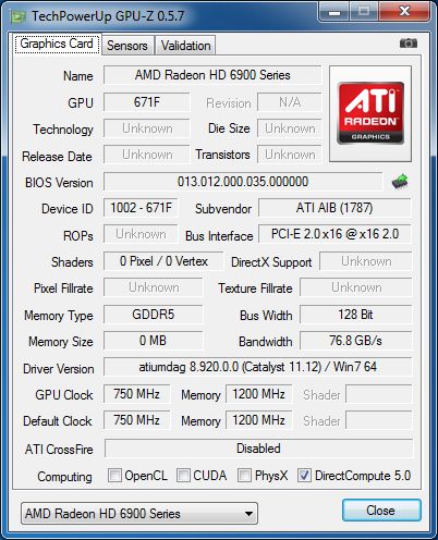 GPU-Z 0.5.7