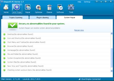 Kingsoft PC Doctor 3.2.0.40