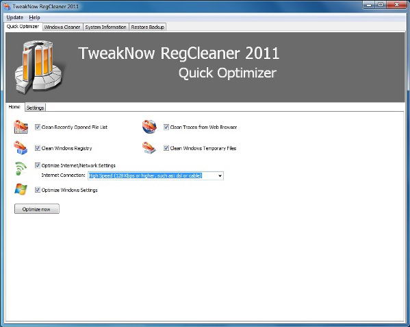 TweakNow RegCleaner 