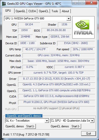 GPU Caps Viewer 