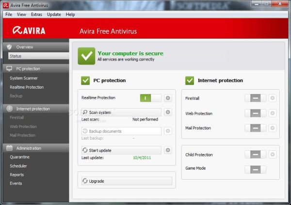 Avira AntiVir Personal - Free AntiVirus 