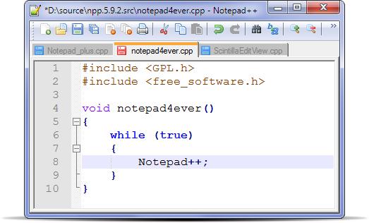 Notepad++ 6.1.8