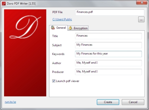 Doro PDF Writer 1.80 