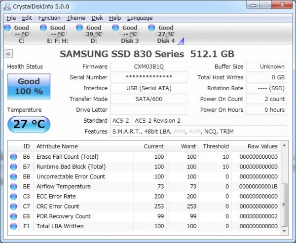 CrystalDiskInfo 5.1.0