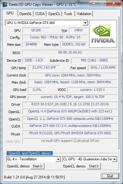 GPU Caps Viewer