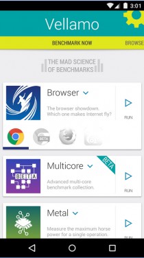 Vellamo Mobile Benchmark