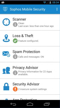 Sophos Mobile Security
