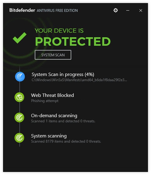 Bitdefender Antivirus Free Edition