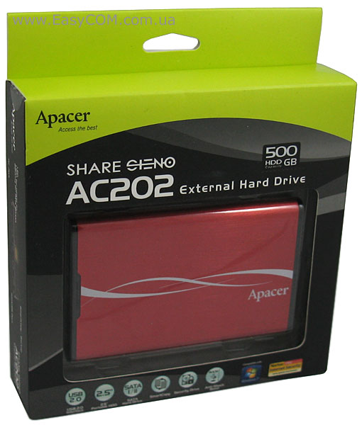 Apacer AC202 SATA External Hard Drive