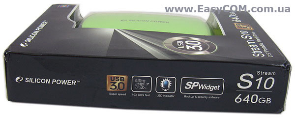 Silicon Power Stream S10 640GB 2,5” Portable Hard Drive