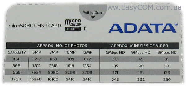 ADATA microSDHC UHS-I