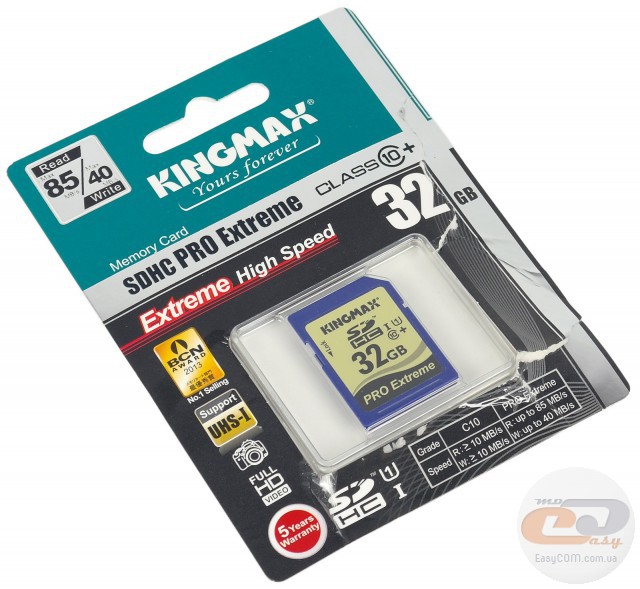 KINGMAX SDHC PRO Extreme UHS-I (KM32GSDHCUHSPE)