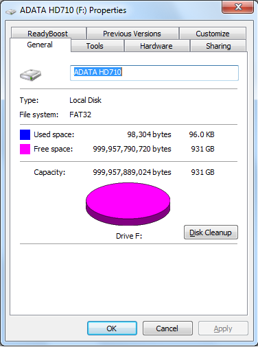 ADATA DashDrive Durable HD710