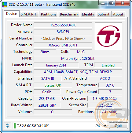 Transcend SSD340K (TS256GSSD340K)