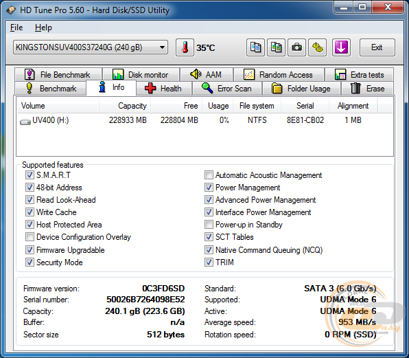 Kingston SSDNow UV400 (SUV400S37/240G)