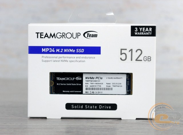 TEAMGROUP MP34 M.2 PCIe SSD