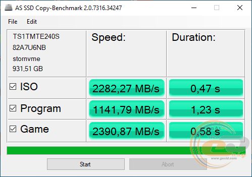 Transcend PCIe SSD 240S