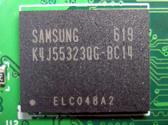 VRAM GDDR3 Samsung K4J55323QG-BC14