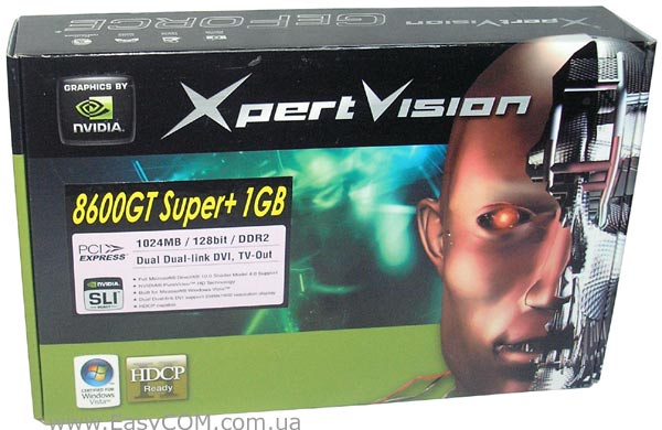 XpertVision GeForce 8600GT Super+ 1Gb