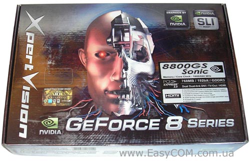 XpertVision GeForce 8800GS 768Mb Sonic