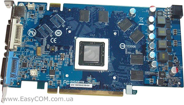 GIGABYTE GV-NX96G384H GeForce 9600 GSO 