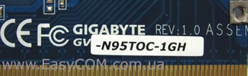 GIGABYTE GV-N95TOC-1GH